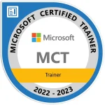 Microsoft Certified Trainer　マイクロソフト認定トレーナーロゴ