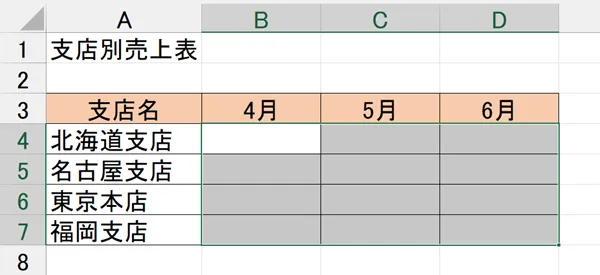 Excel（エクセル）データ入力 効率よくデータを入力する方法 横浜市中区元町にあるパソコン教室　シアルパソコンスクール